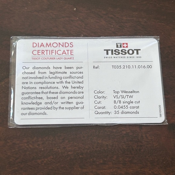 Tissot ladies quartz and diamond watch - Picture 2 of 10